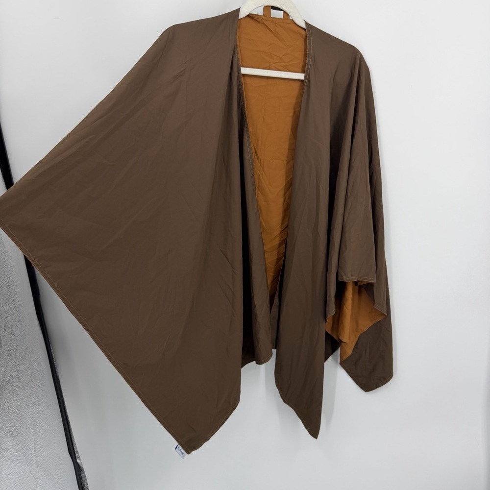 Rainraps Rain Poncho brown tan one size